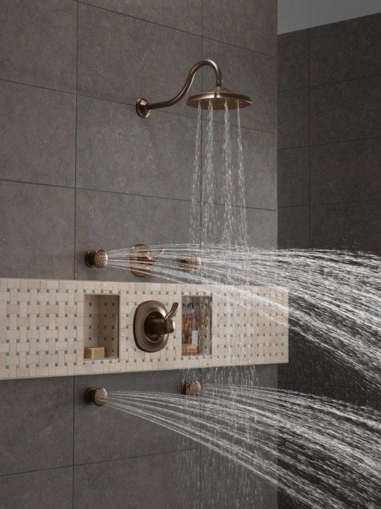 Delta Faucet Brilliance Stainless Single Function H2Okinetic&reg; Showerhead 