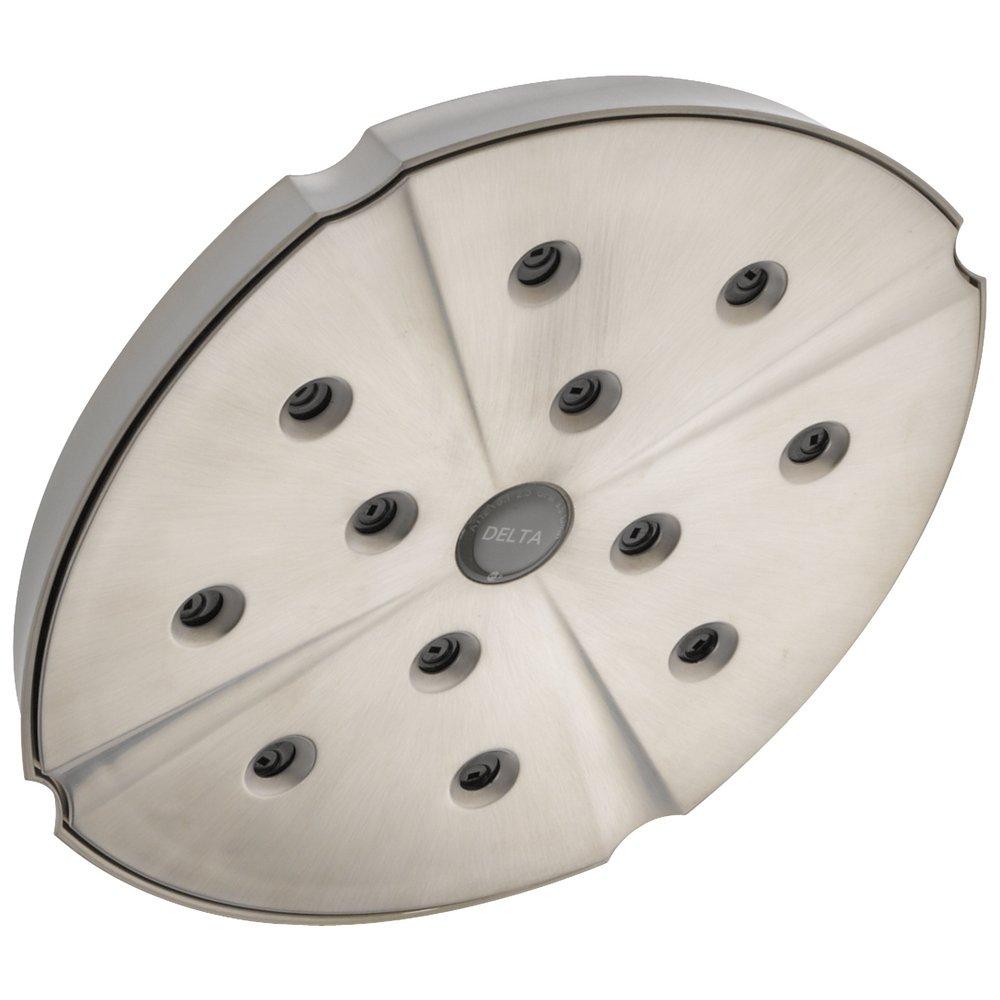 Delta Faucet Brilliance&reg; Stainless Single Function H2Okinetic&reg; Showerhead 