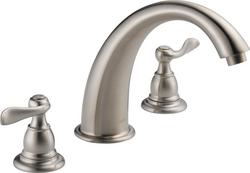 Two Handle Roman Tub Faucet in Brilliance&reg; Stainless (Trim Only)
