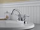 Delta Faucet Chrome Two Handle Centerset Bathroom Sink Faucet with Pop-Up Drain Assembly 