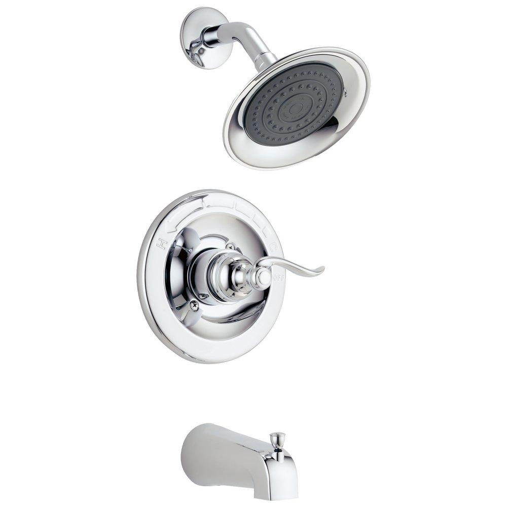 Delta Faucet Chrome Single Handle Single Function Bathtub & Shower Faucet (Trim Only) 