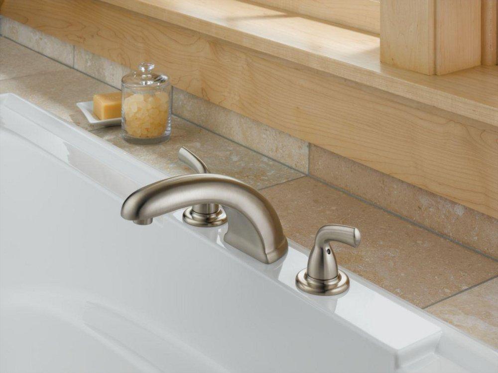 Delta Faucet Chrome Two Handle Roman Tub Faucet Trim Only 
