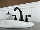 Delta Faucet Oil Rubbed Bronze Two Handle Widespread Bathroom Sink Faucet with Pop-Up Drain Assembly 