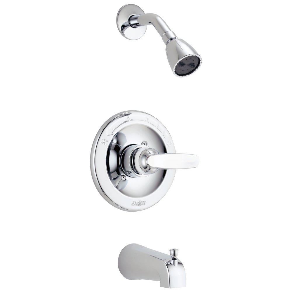 Delta Faucet Chrome Single Handle Single Function Bathtub & Shower Faucet (Trim Only) 