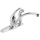 Single Handle Kitchen Faucet with Side Spray in Chrome