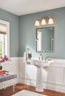 Delta Faucet Brilliance&reg; Stainless Two Handle Widespread Bathroom Sink Faucet with Pop-Up Drain Assembly 