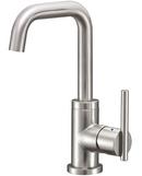 Trim Line Lavatory Faucet with Single Lever Handle in Brushed Nickel