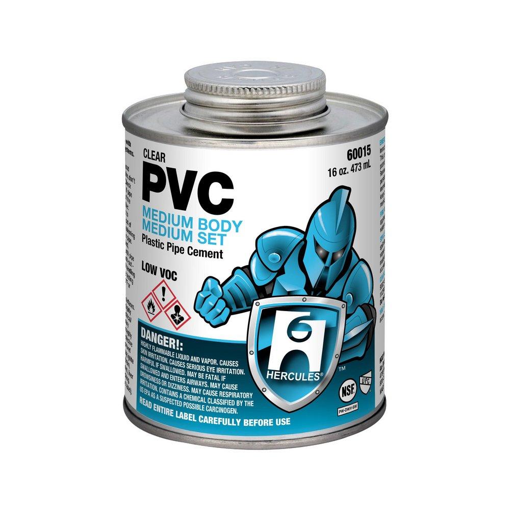 Hercules&reg; Regular Set Plastic Clear Pipe Cement 