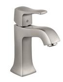 Hansgrohe Brushed Nickel Single Handle Monoblock Bathroom Sink Faucet 