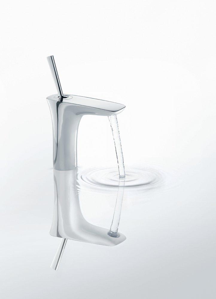 Hansgrohe Polished Chrome Single Handle Monoblock Bathroom Sink Faucet 