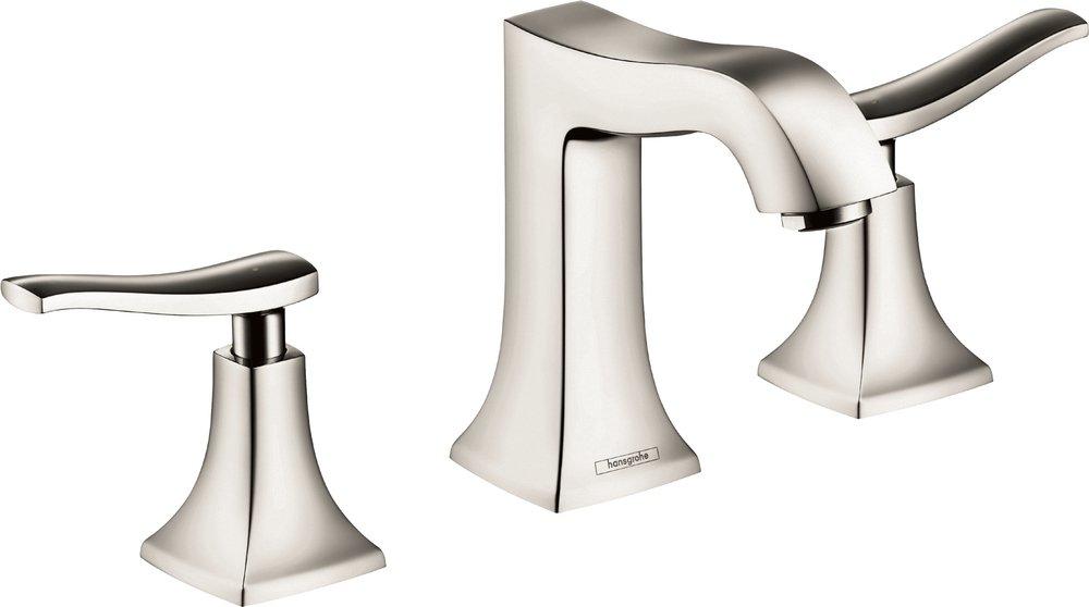 Hansgrohe Polished Nickel Two Handle Widespread Bathroom Sink Faucet 