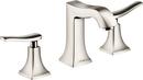 Hansgrohe Polished Nickel Two Handle Widespread Bathroom Sink Faucet 