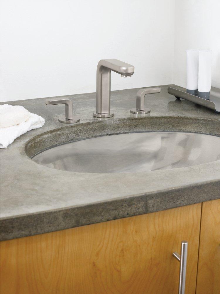 Hansgrohe Brushed Nickel Two Handle Widespread Bathroom Sink Faucet 