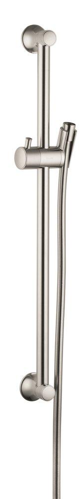 Hansgrohe Brushed Nickel Slide Bar with Hose 