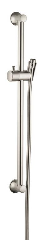 Hansgrohe Brushed Nickel Slide Bar with Hose 