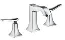 Hansgrohe Polished Chrome Two Handle Widespread Bathroom Sink Faucet 
