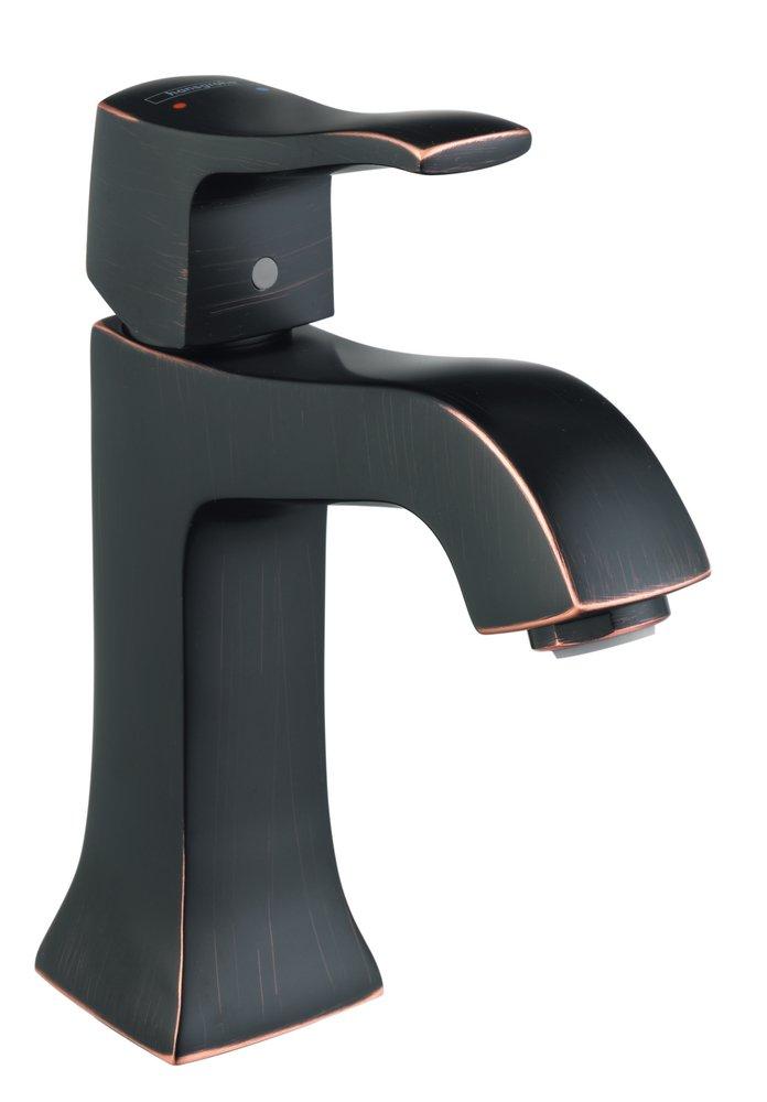 Hansgrohe Rubbed Bronze Single Handle Monoblock Bathroom Sink Faucet 