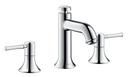 Hansgrohe Polished Chrome Two Handle Widespread Bathroom Sink Faucet 