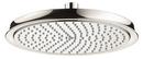 Hansgrohe Polished Nickel Single Function RainAir Showerhead 