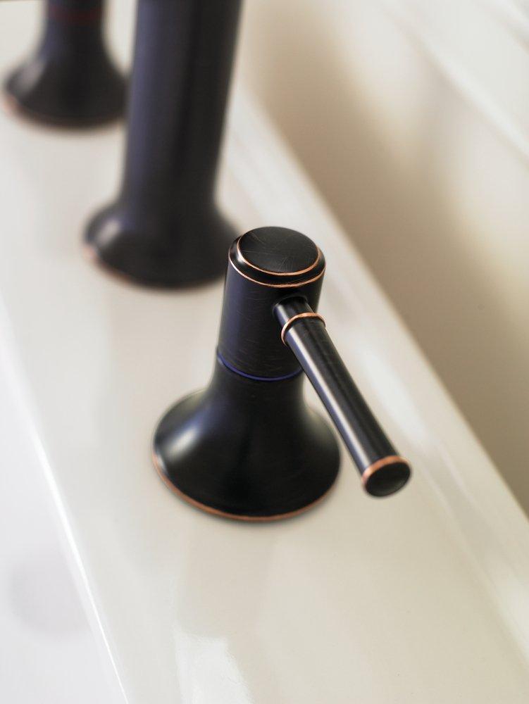Hansgrohe Rubbed Bronze Two Handle Widespread Bathroom Sink Faucet 