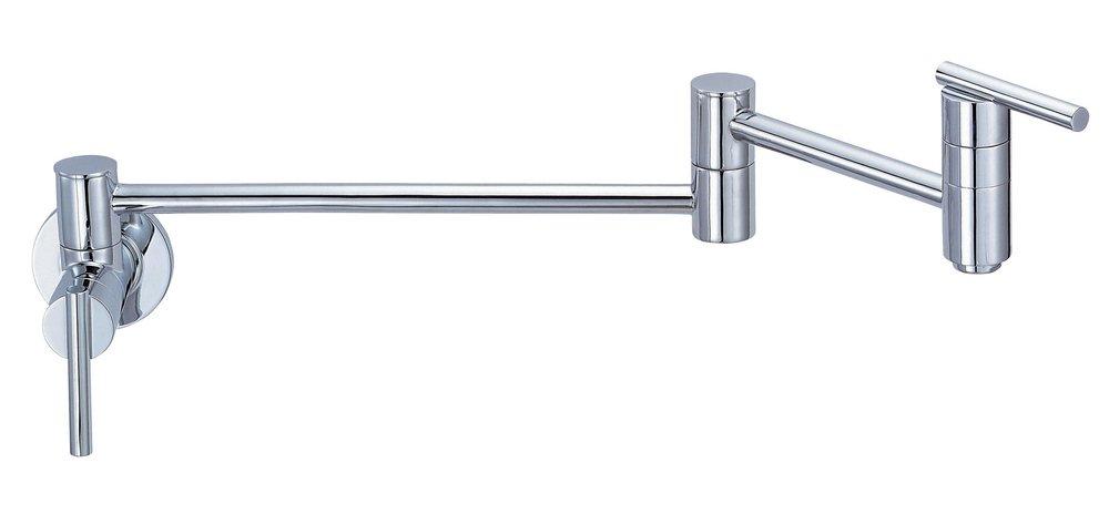 Gerber Plumbing Polished Chrome Single Handle Lever Handle Pot Filler 