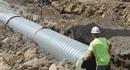 ADS&reg; Grey 20 ft. Bell End x Spigot Plastic Drainage Pipe 