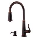 Pfister Rustic Bronze Single Handle Pull Down Kitchen Faucet 