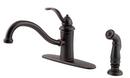 Pfister Tuscan Bronze 3-Hole Kitchen Faucet with Single Lever Handle 