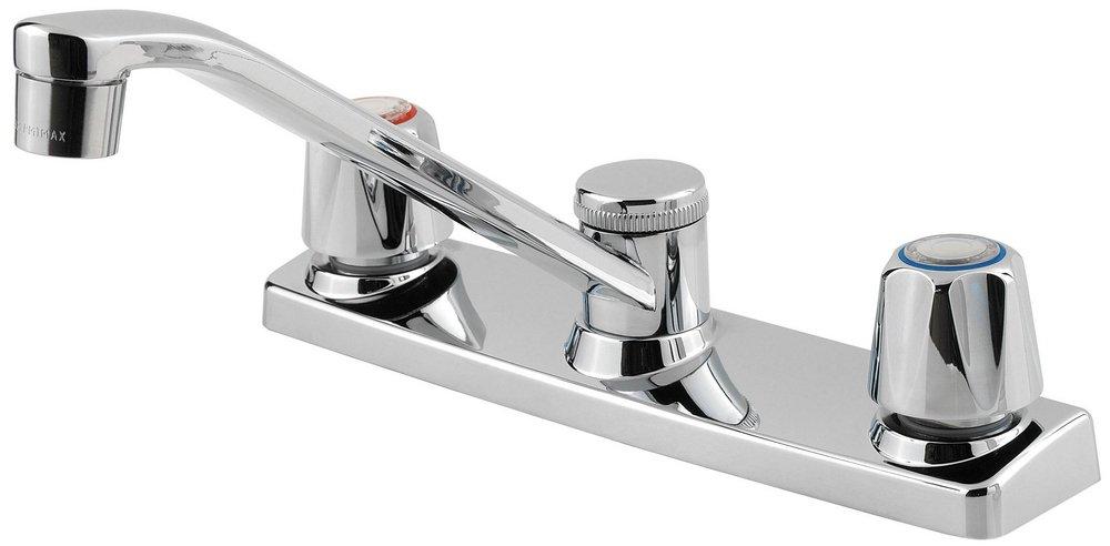 Pfister Polished Chrome Two Handle Kitchen Faucet 