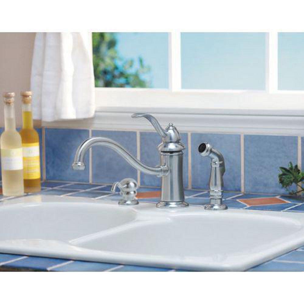 Pfister Tuscan Bronze Single Handle Centerset Kitchen Faucet 