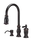 Pfister Tuscan Bronze Single Handle Pull Down Kitchen Faucet 
