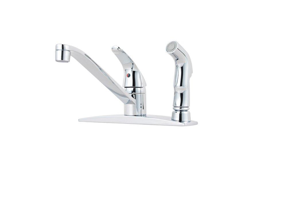 Pfister Polished Chrome Single Handle Kitchen Faucet 