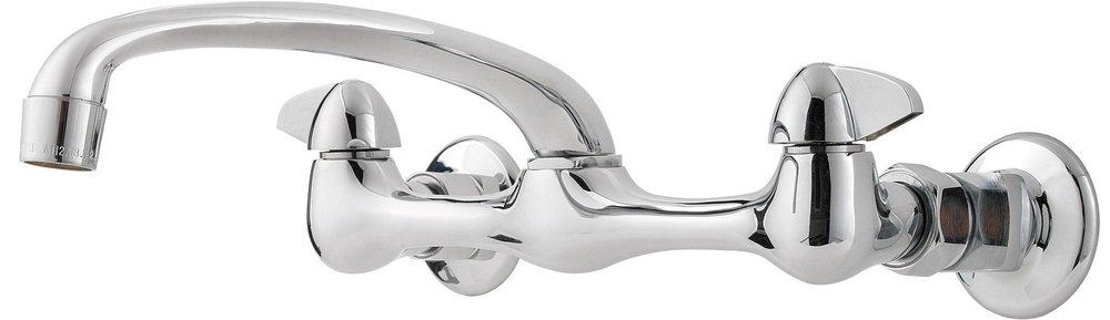 Pfister Polished Chrome Two Handle Kitchen Faucet 