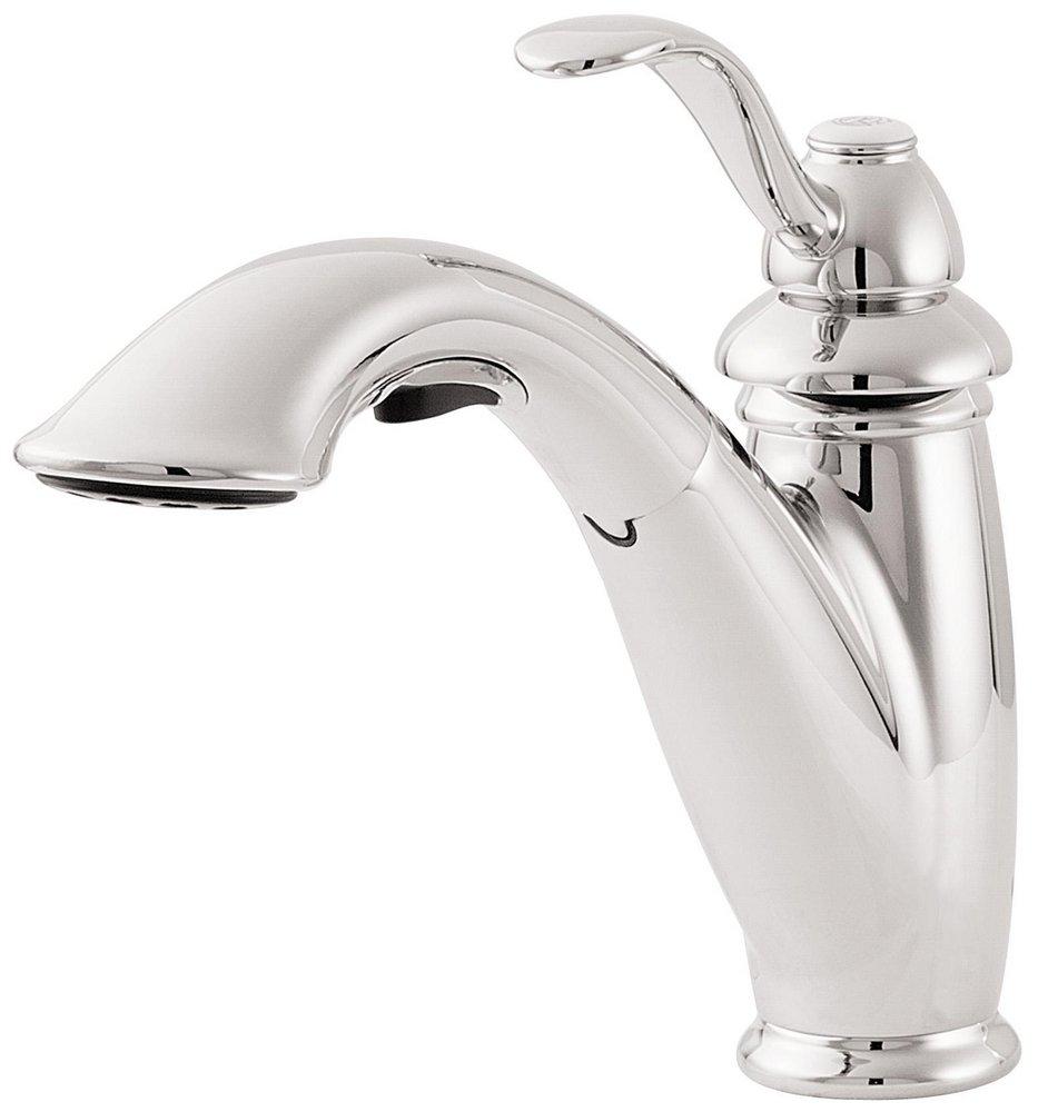 Pfister Polished Chrome 2.2 gpm Single Lever Handle Pull-Out Kitchen Faucet 