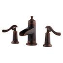 Widespread Lavatory Faucet with Double Lever Handle in Rustic Bronze