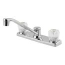 Two Handle Kitchen Faucet in Polished Chrome