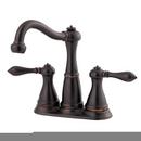 Pfister Tuscan Bronze Double Lever Handle Combination Bathroom Sink Faucet 