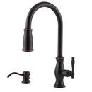 Pfister Tuscan Bronze Single Handle Pull Down Kitchen Faucet 