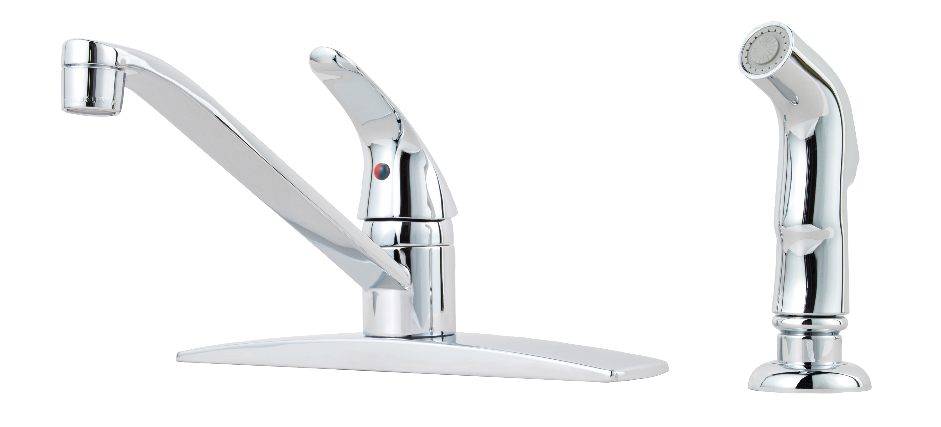 Pfister Polished Chrome Single Handle Kitchen Faucet 