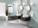 Moen Chrome 24 in. Stainless Steel and Zinc Bathroom Shelf 