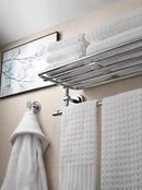 Moen Chrome 24 in. Stainless Steel and Zinc Bathroom Shelf 