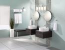 Moen Chrome 24 in. Stainless Steel and Zinc Bathroom Shelf 