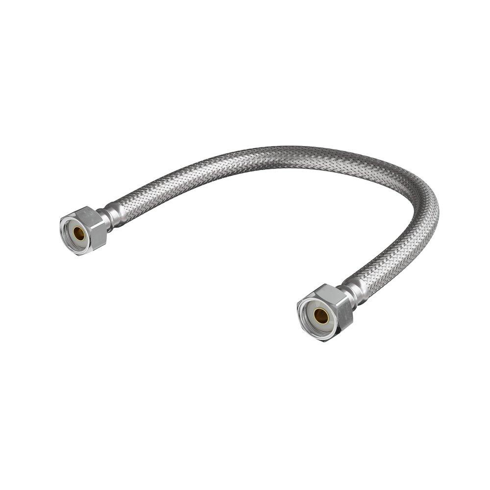 PROFLO&reg; 1/2 in. Braided Stainless Sink Flexible Water Connector 