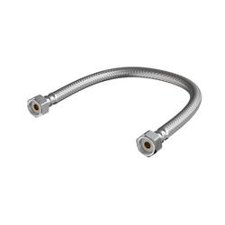 1/2 in. Compression x 1/2 in. FIP x 16 in. Braided Stainless Steel Sink Flexible Water Connector