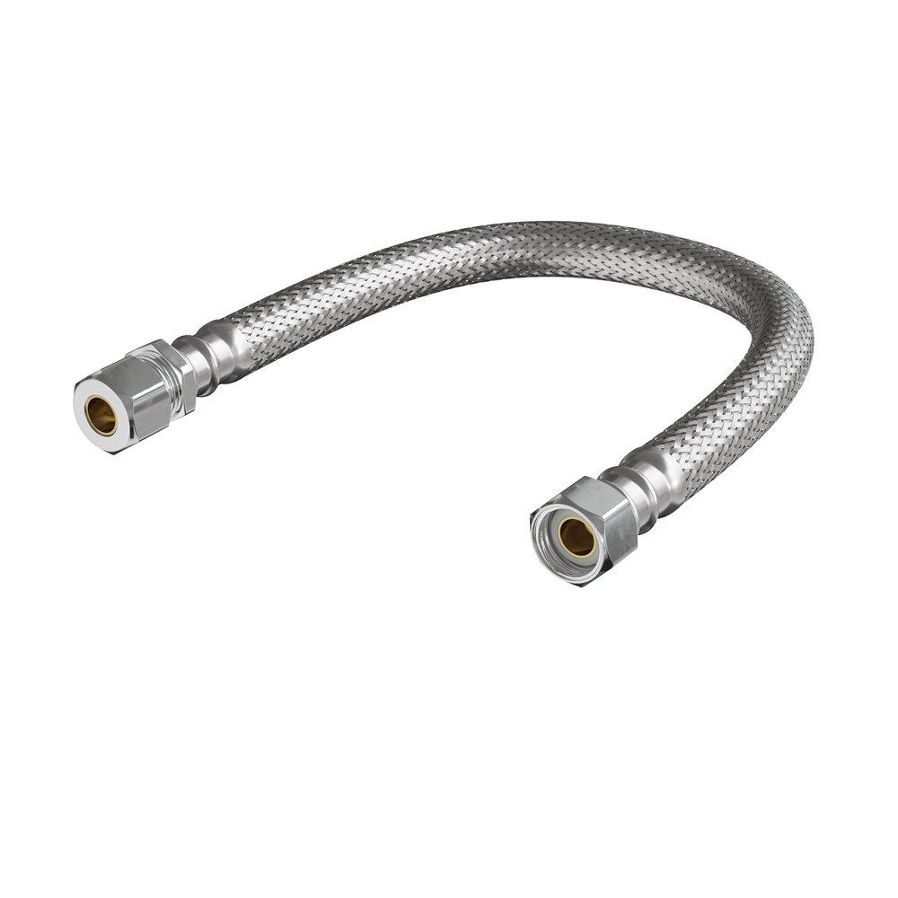 PROFLO® 3/8 Comp x 3/8 OD Comp Braided Stainless Steel Sink Flexible Water Connector 