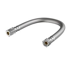 3/8 in. Compression x 3/8 in. OD  x 12 in. Braided Stainless Steel Sink Flexible Water Connector