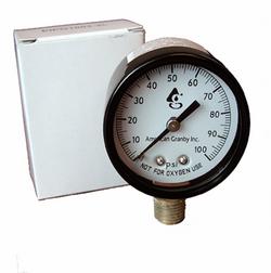 1/4 in. 0 - 100 psi Steel Pressure Gauge