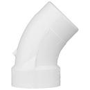 White PVC DWV 45&deg; Street Elbow 