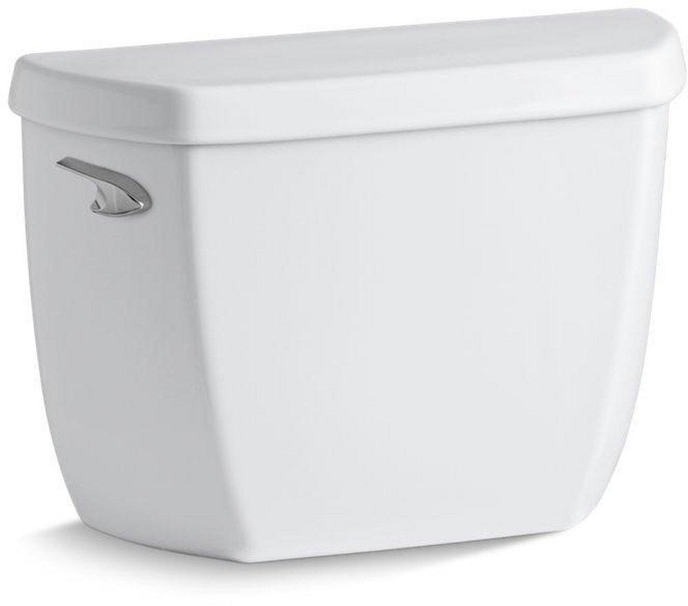 KOHLER White 1.28 gpf Toilet Tank with Left-Hand Trip Lever 