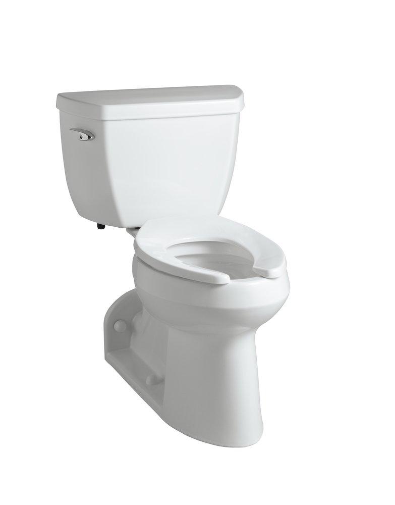 KOHLER White Elongated Toilet Bowl 